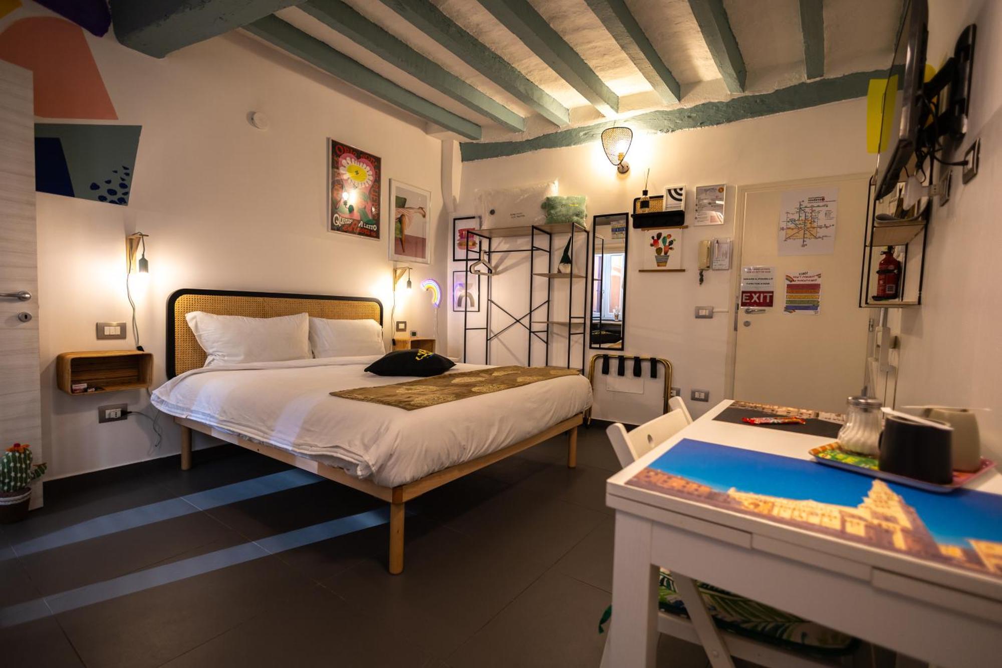 La Pomposa Del Teatro Hotell Modena Eksteriør bilde